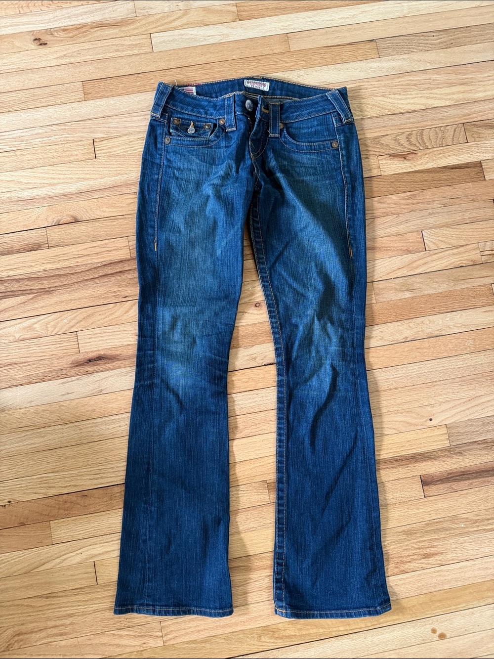 True Religion Dark Blue Flare Jeans